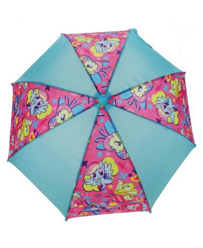 My Little Pony paraplu 62 cm blauw/roze