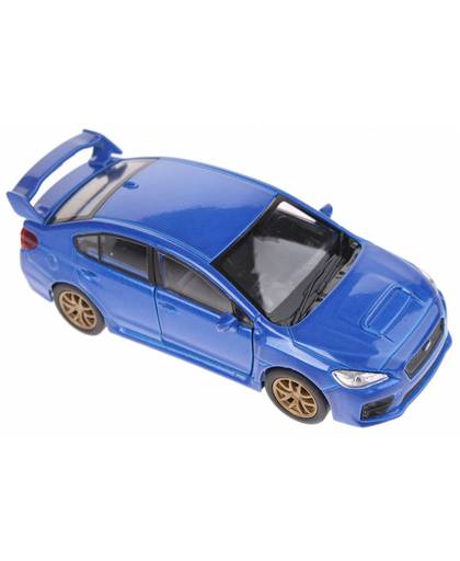 Welly schaalmodel Subaru WRX STI blauw