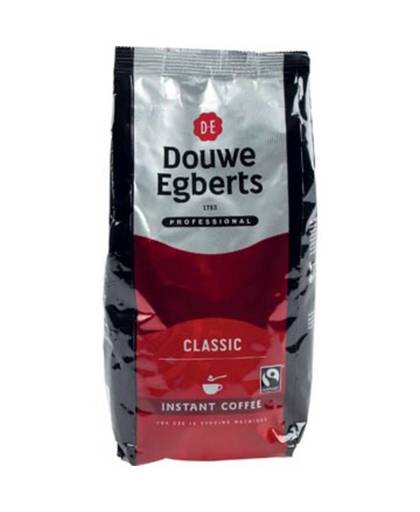 Douwe Egberts instant koffie, Classic, fairtrade, pak van 300 gram