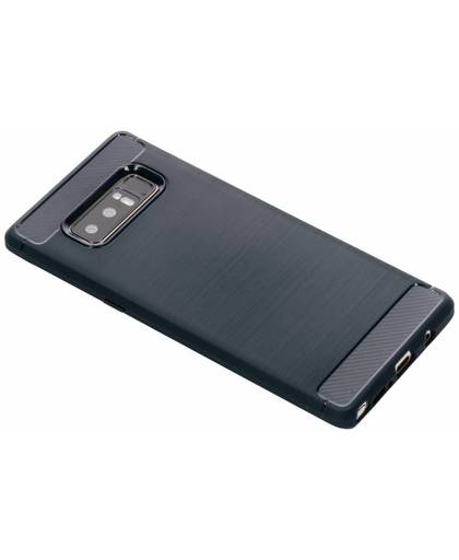 Donkerblauwe Brushed TPU case voor de Samsung Galaxy Note 8