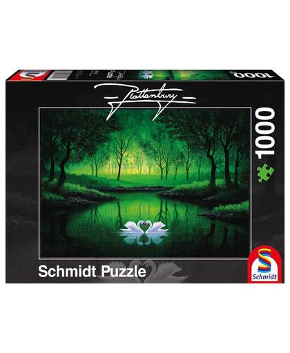 Schmidt puzzel Zwanenpaar - 1000 stukjes