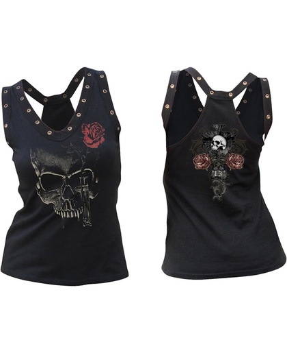 Officieel gelicenseerd - 'Alcolyte' - Alchemy Goth Tank Top - Rings - Dames - Large