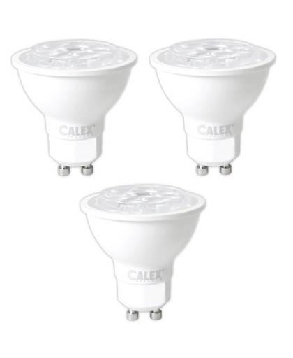 Calex LED GU10 6.5W 35D 2700K Dimbaar 450lm (blister 3 stuks)