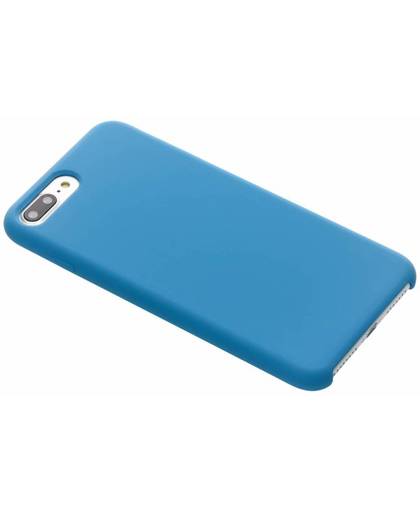 Blauwe soft touch siliconen case voor de iPhone 8 Plus / 7 Plus