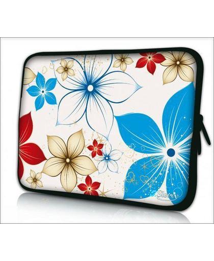Sleevy 17,3 inch laptophoes zomerse bloemen