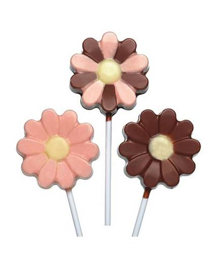 KitchenCraft Mal voor chocolade lolly's - bloemen - Sweetly Does It - Kitchen Craft