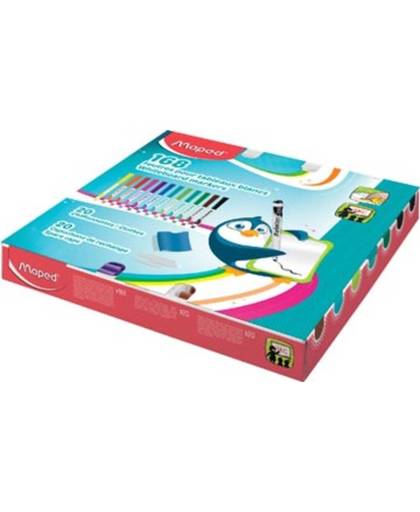 Maped whiteboardmarker Marker'Peps, schoolpack met 168 stuks in geassorteerde kleuren