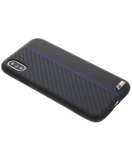 Zwarte / Blauwe M Line Carbon Hard Case voor de iPhone X