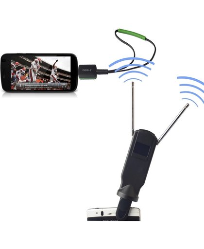 Micro USB 2.0 Mobiele ISDB-T TV Tuner Stick met Antenne voor Android mobiel / tablet met OTG, ondersteunt Android 4.1 en hoger