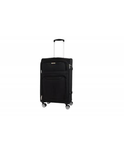 Nowi Apelio - lichtgewicht handbagage koffer - reiskoffer trolley - 58 cm - gevoerde binnenzijde - zwart