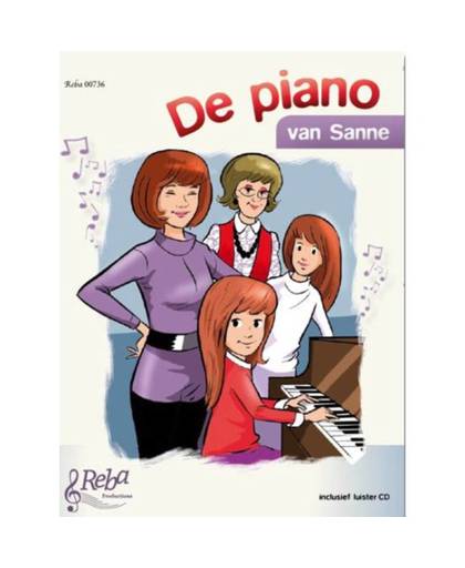 De piano van Sanne