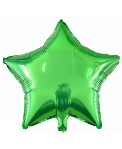 Folieballon Ster groen 45x45 cm