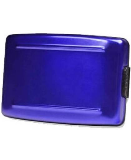 Deluxa Aluminium Wallet - Portemonee - RFID Blocking -Blauw