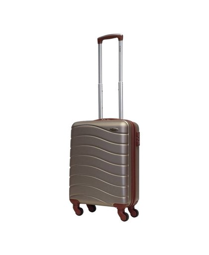 Benzi handbagage koffer 55 cm Oviedo champagne + TSA slot