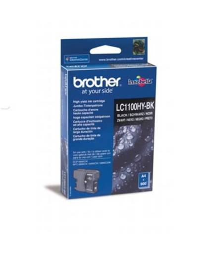 Brother LC1100HYBKBP blister black ink inktcartridge Zwart