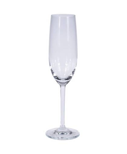 4x Champagne glazen flutes 180 ml - champagneglazen