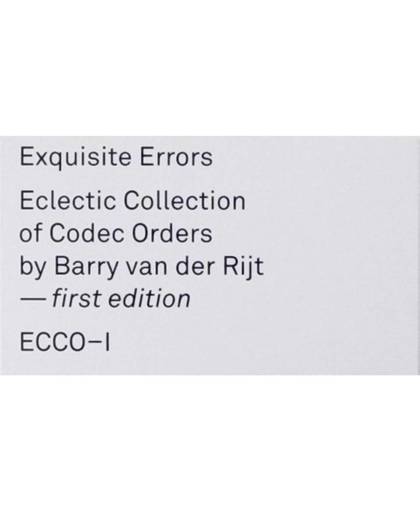 Exquisite Errors: ECCO-I