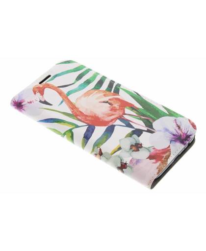 Flamingo Design Booklet voor de Samsung Galaxy A5 (2017)