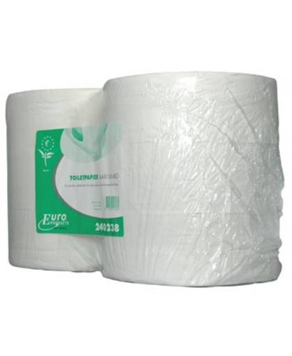 Europroducts toiletpapier Maxi Jumbo, 2-laags, 380 meter, eco, pak van 6 rollen