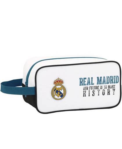 Real Madrid History - Toilettas / Schoenentas - 29 cm - Wit