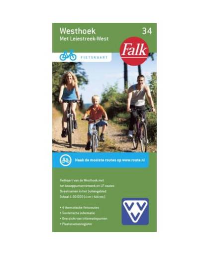 Falk VVV fietskaart / 34 Westhoek