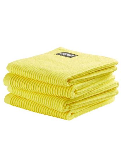 Ddddd vaatdoek basic bright yellow (4 stuks)