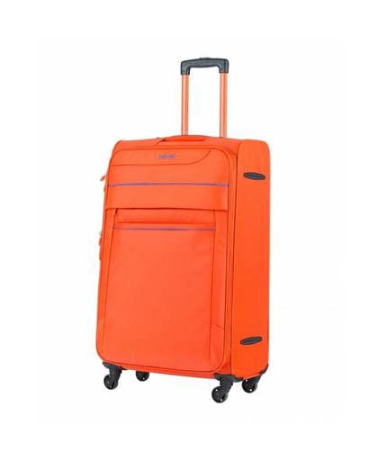 Nowi Naranja - extra lichtgewicht koffer - trolley - reiskoffer -77 cm - gevoerde binnenkant - oranje