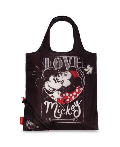 Disney shopper Mickey & Minnie Mouse zwart 3 liter