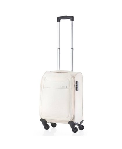 Super lichte en zachte handbagagekoffer - 55cm Handbagage trolley met TSA - Champagne