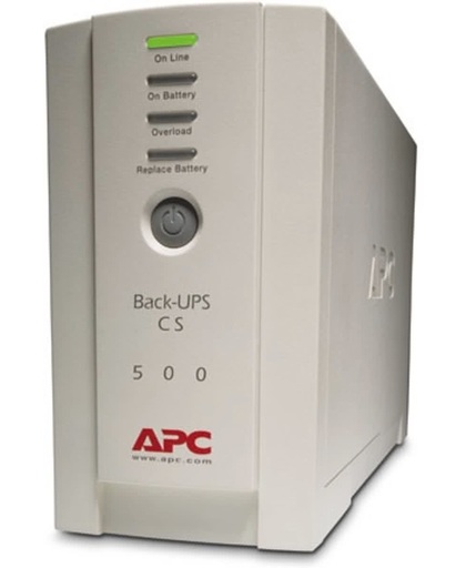 APC Back- 500VA noodstroomvoeding 4x C13 uitgang, USB UPS