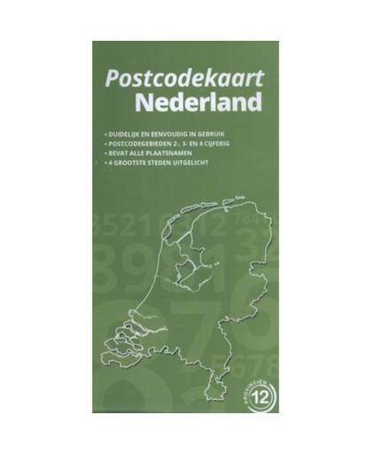 Postcodekaart Nederland - Administratieve kaarten