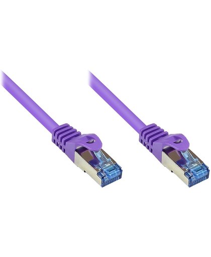 Alcasa Cat6a 10m 10m Cat6a S/FTP (S-STP) Violet netwerkkabel