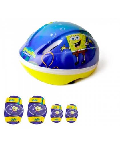 Unice Toys beschermset Spongebob blauw/geel 5-delig