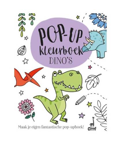 Pop-up kleurboek / Dino's