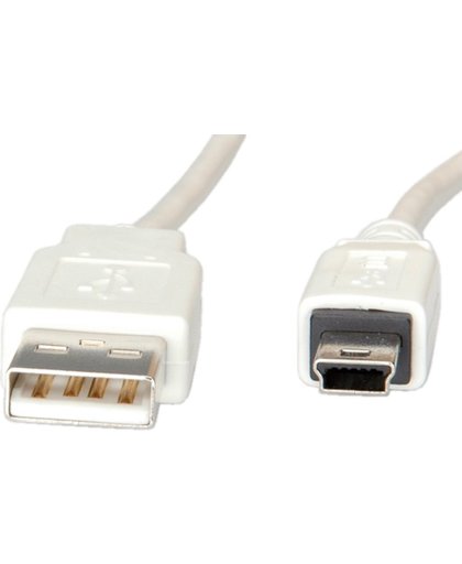 Value USB 2.0 kabel, type A - 5-Pin Mini 1,8m