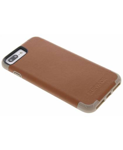 Bruine Survivor Prime Leather Case voor de iPhone 8 Plus / 7 Plus / 6(s) Plus