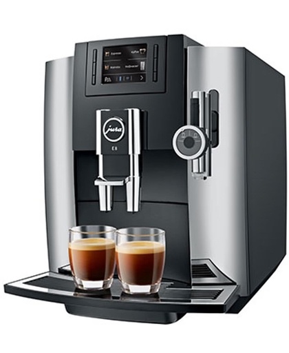 Jura Impressa E8 - Volautomaat Espressomachine - Chroom
