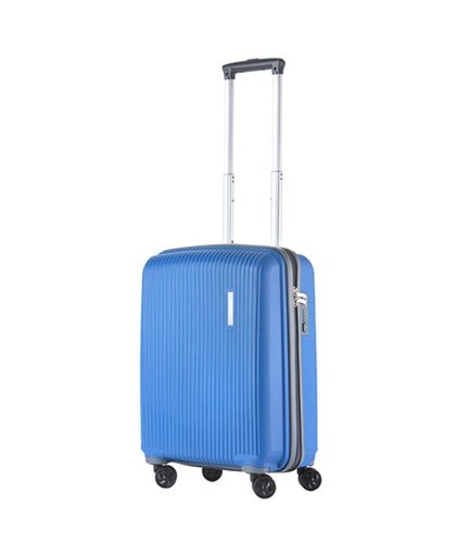 TravelZ - Vertical - Oersterke Handbagagekoffer - TSA handbagage 55cm - Koffer volledig gevoerd - Blauw