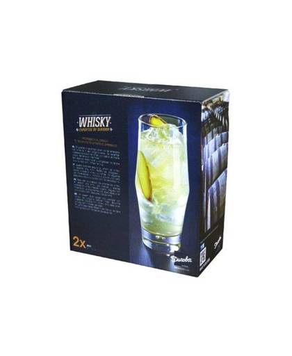 2x whiskey / cocktail glas - 350 ml - drankglazen
