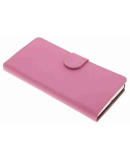 Roze effen booktype hoes voor de Sony Xperia X Performance