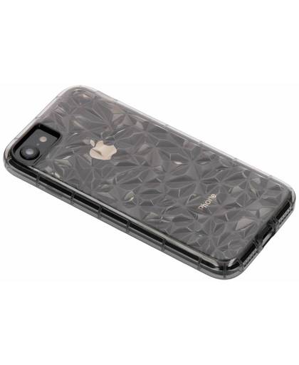 Grijze geometric style siliconen case voor de iPhone 8 / 7