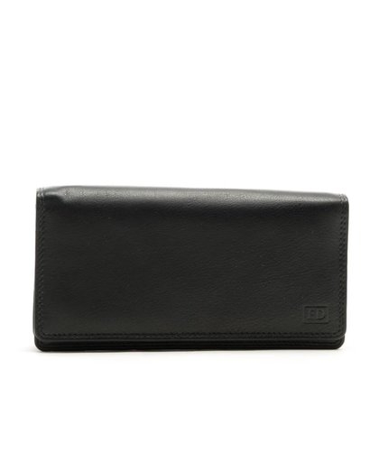 echt leder kleur zwart mooi model portemonnee