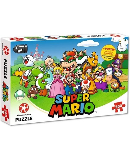 Super Mario Puzzle - Mario & Friends (500 pieces)