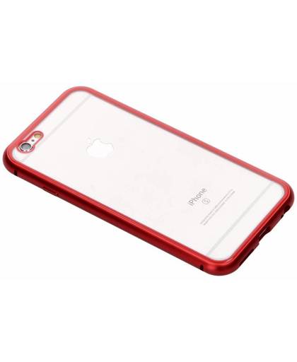 Rood magnetisch hoesje voor de iPhone 6 / 6s