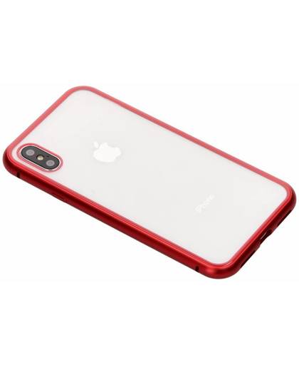Rood magnetisch hoesje voor de iPhone X