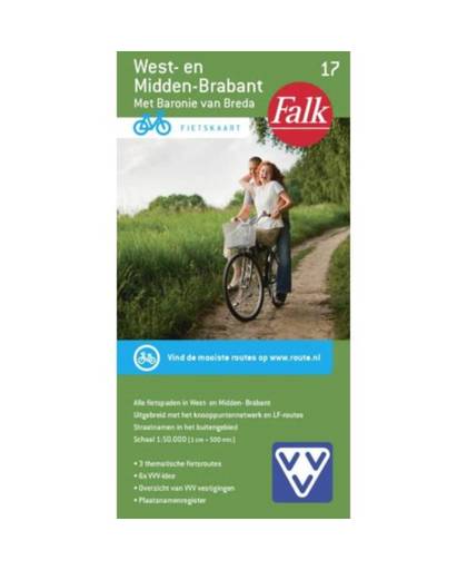 West-en Midden Brabant - Falkplan fietskaart