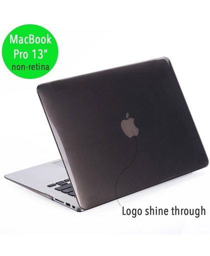 Lunso - hardcase hoes - MacBook Pro 13 inch (non-retina) - glanzend grijs
