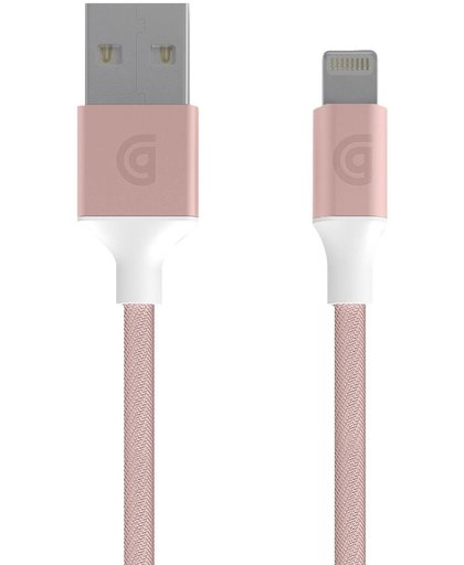 Griffin Reversible Lightning naar USB Kabel MFI Rose Gold 1.5 Meter