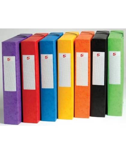 5 Star elastobox, rug van 6 cm, geassorteerde kleuren