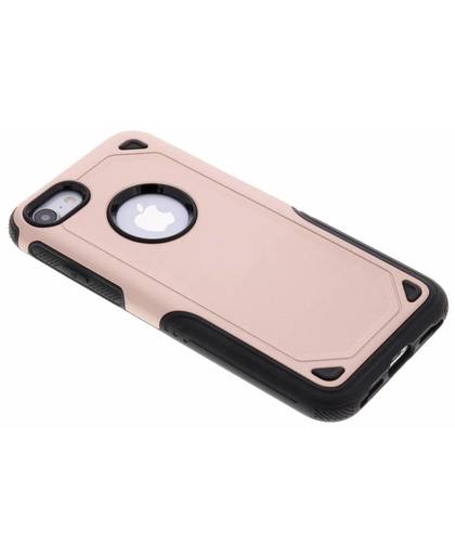 Rosé Gouden Rugged hardcase hoesje voor de iPhone 8 / 7